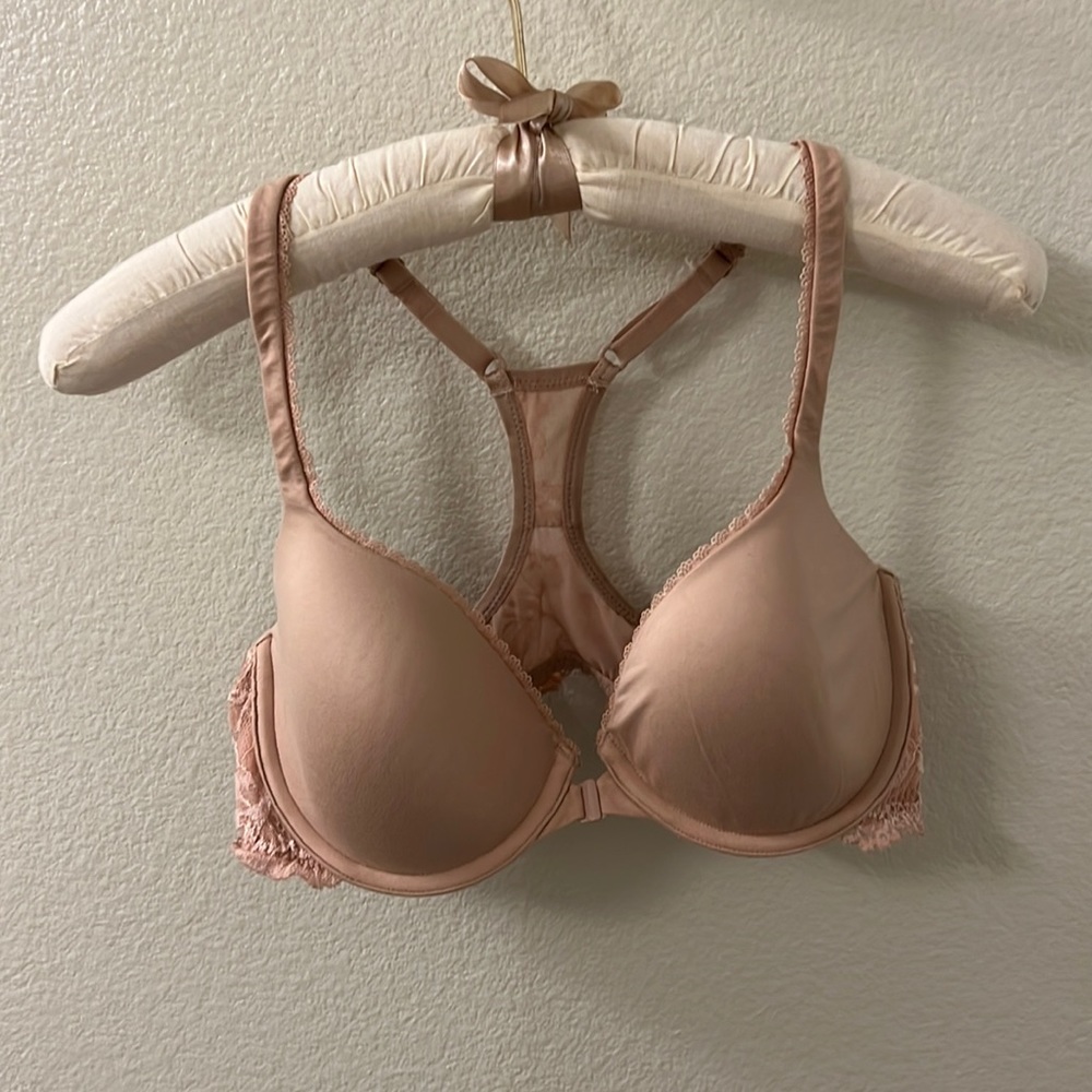 Victoria’s Secret nude lace racerback bra